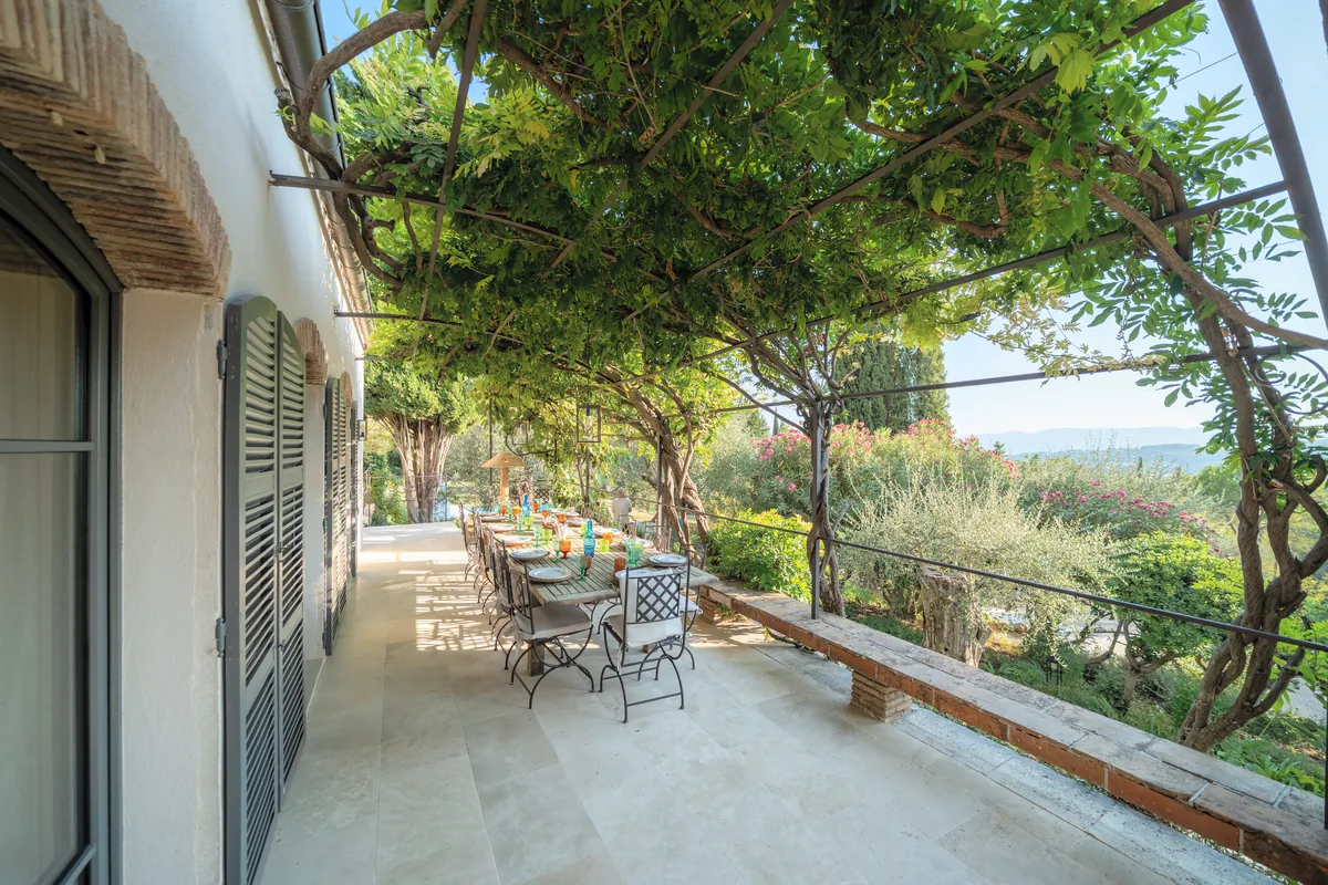 Villa et oliveraie, photographie