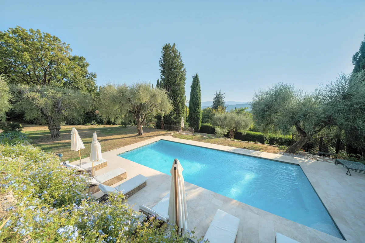 Villa et oliveraie, photographie